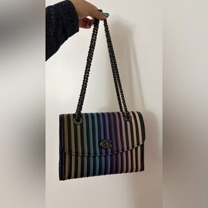 vintage ombré quilted coach tabby